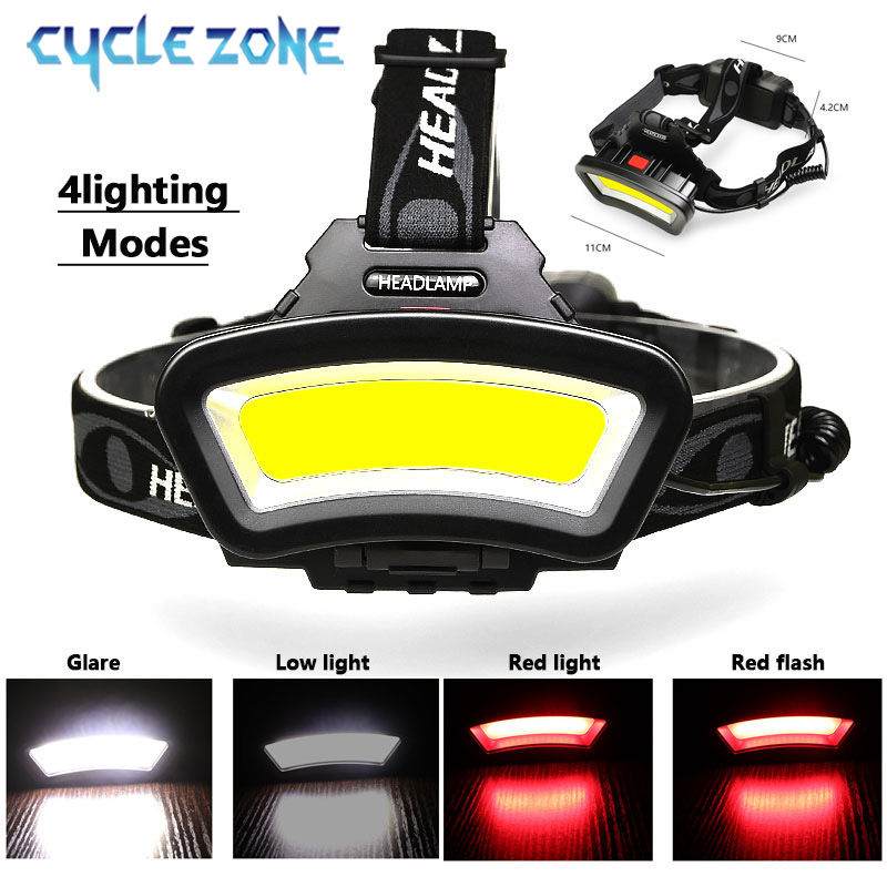 Outdoor Adventure Zone - COB LED lampe frontale USB Rechargeable