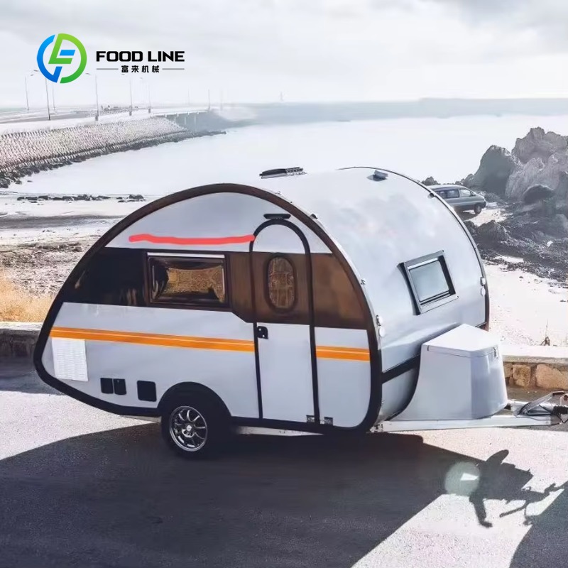 Outdoor Adventure And Travel - Mini-caravane teardrop tout-terrain personnalisée avec extension