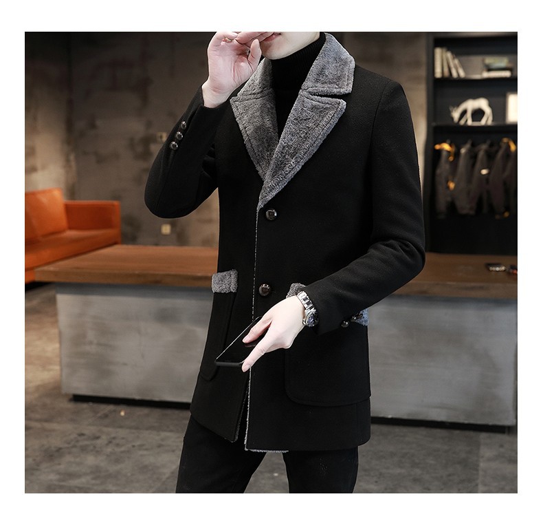 Outdoor Adventure Vacations - Manteau en Mélange de Laine Beige