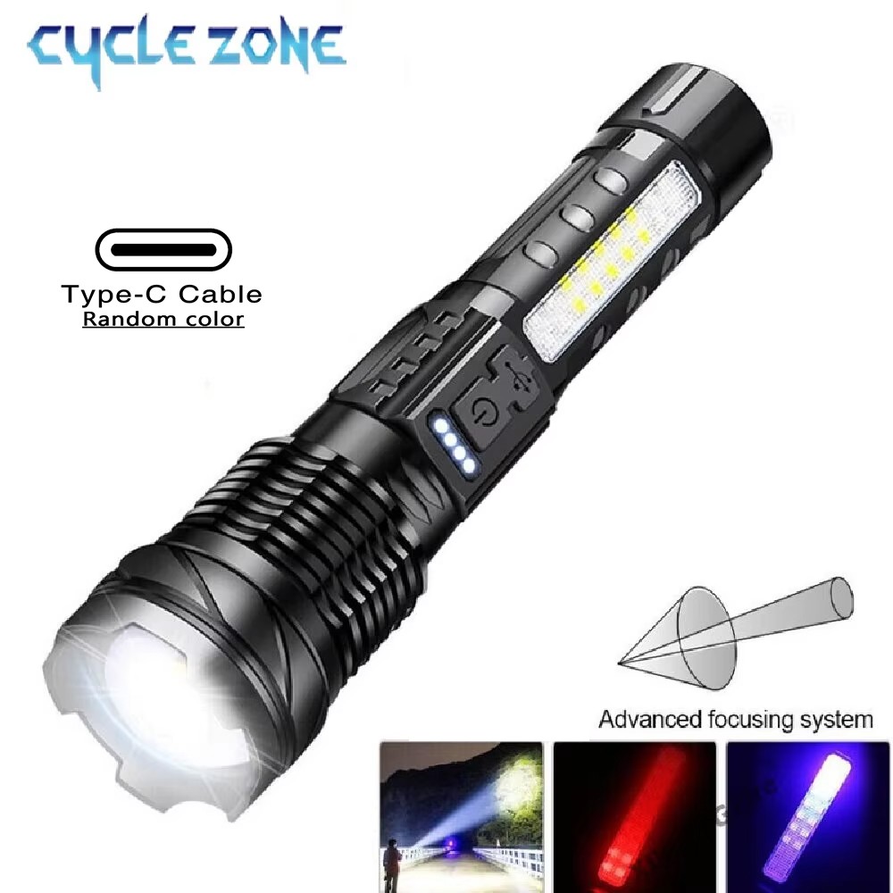 Outdoor Adventure Zone - XHP50 lampe de poche Zoomable lampe
