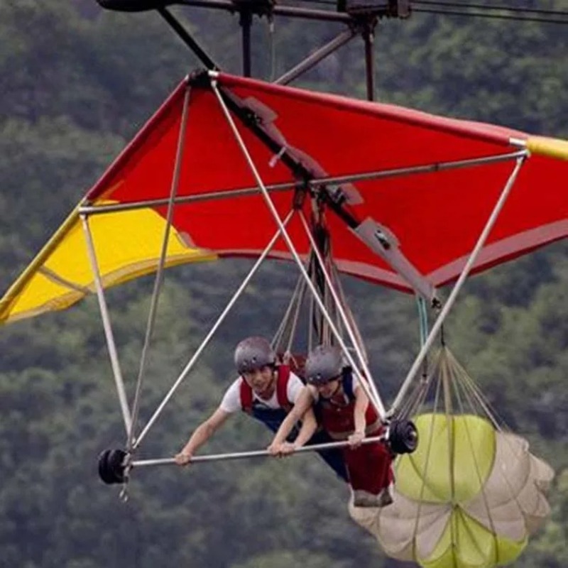 Outdoor Adventure Ziplines & Waterfall - Équipement de tyrolienne, de tyrolienne suspendée