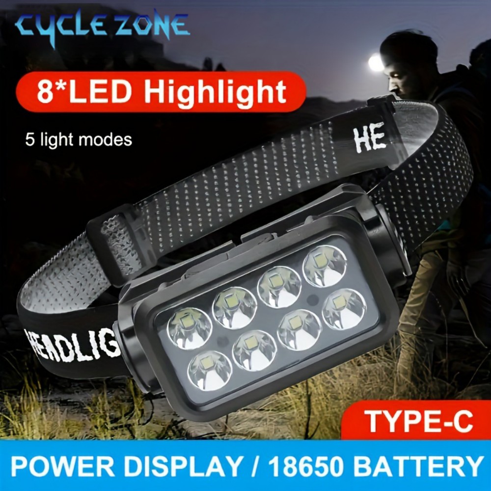 Outdoor Adventure Zone - Lampe frontale à capteur aste de
