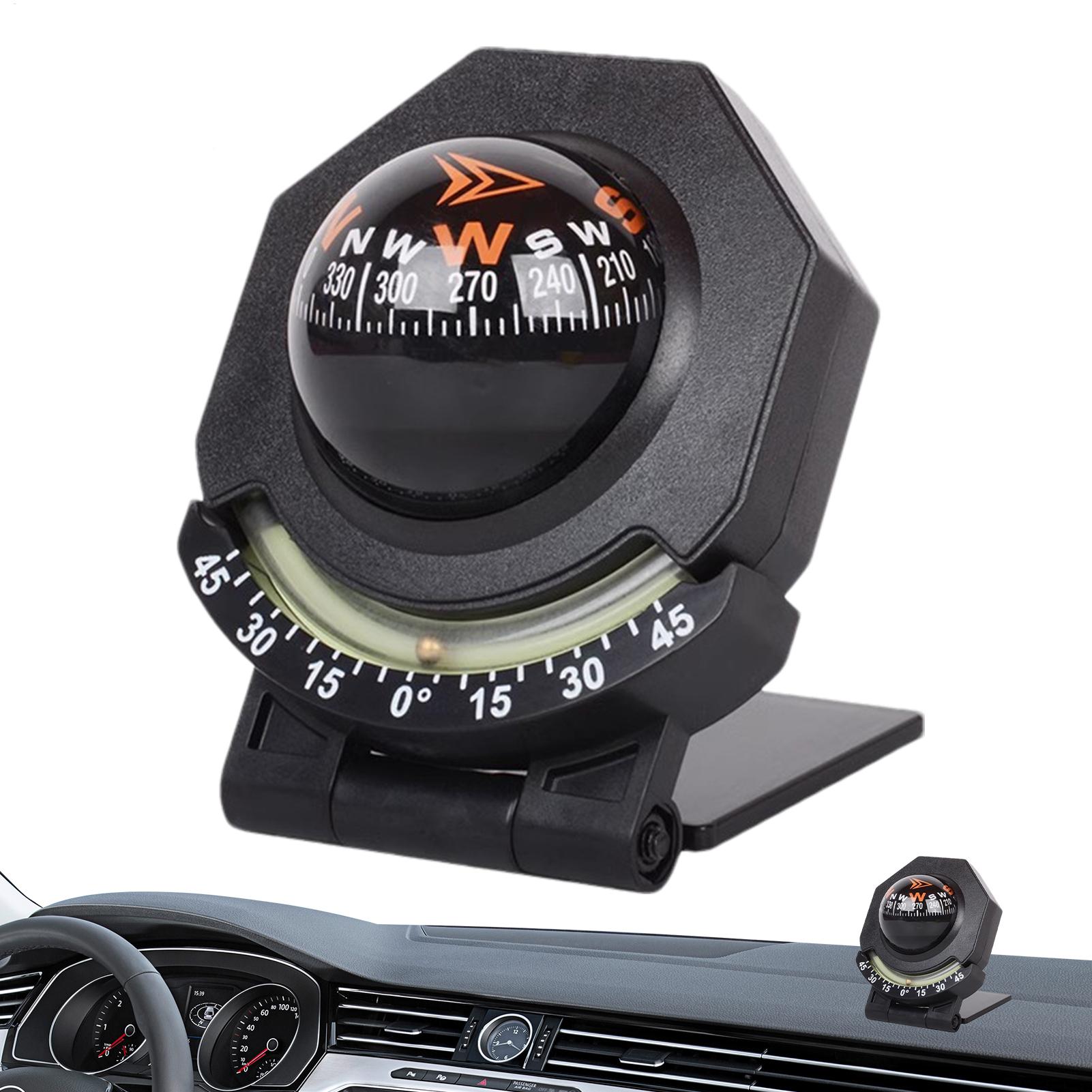 Outdoor Adventure Degree - Boussole de tableau de bord multifonctionnelle,