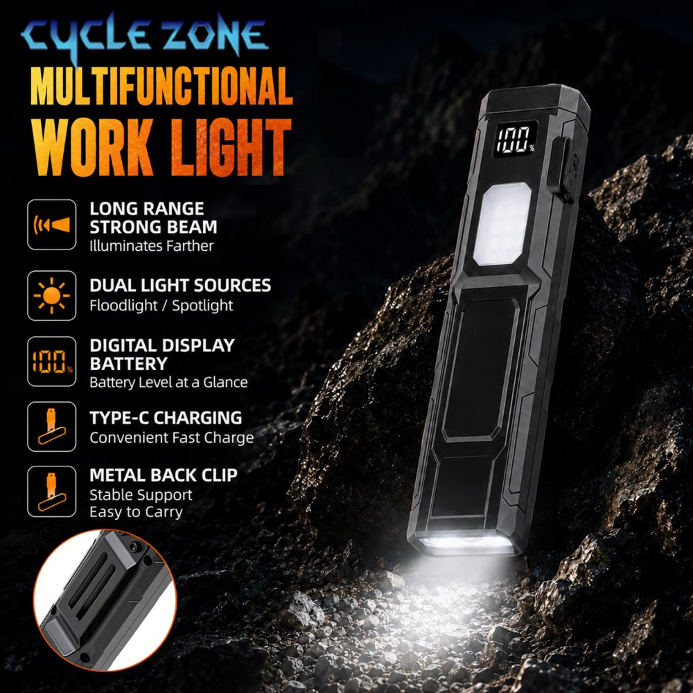 Outdoor Adventure Zone - Lampe de poche LED portable, rechargeable