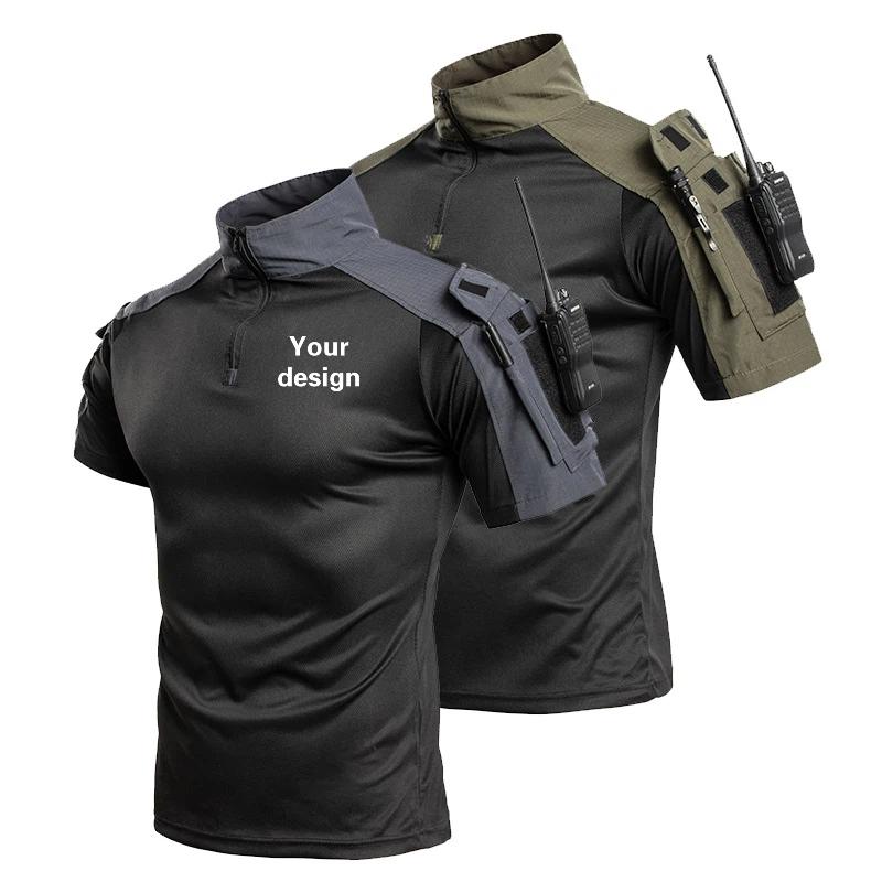 Outdoor Adventure Training - T-shirt tactique d'extérieur à séchage rapide,