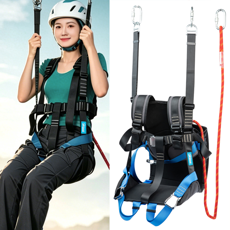Outdoor Adventure Ziplines & Waterfall - Siège de sécurité pour zipline en