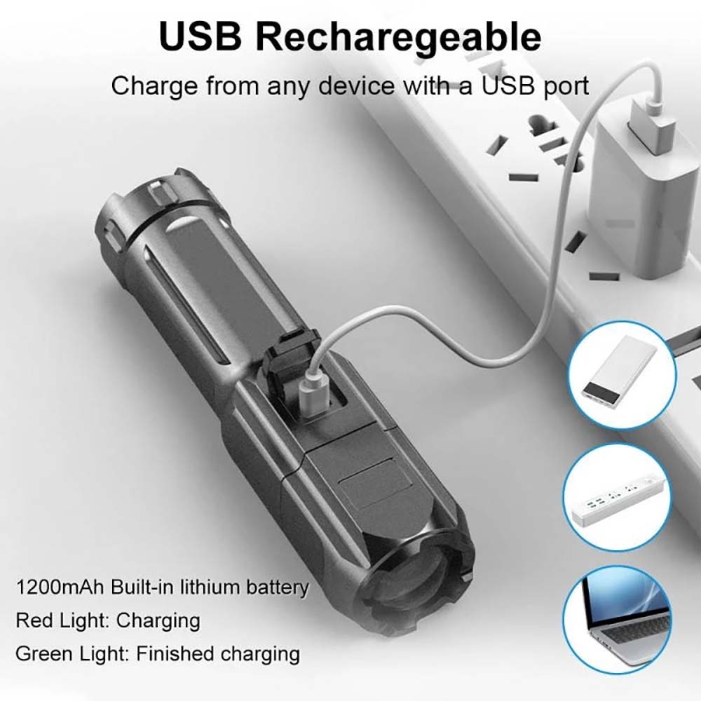 Mini lampe de poche zoomable,  - Outdoor Adventure Zone avis et prix