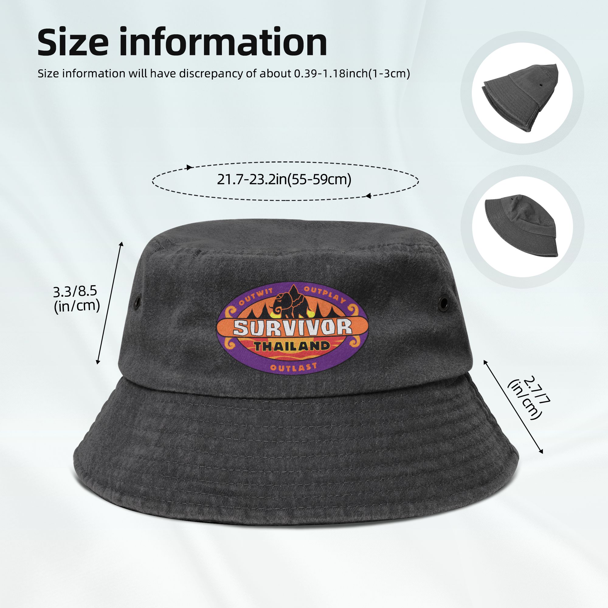 Chapeau Bob « S-Survivors » po - Outdoor Adventure Vacations avis et prix