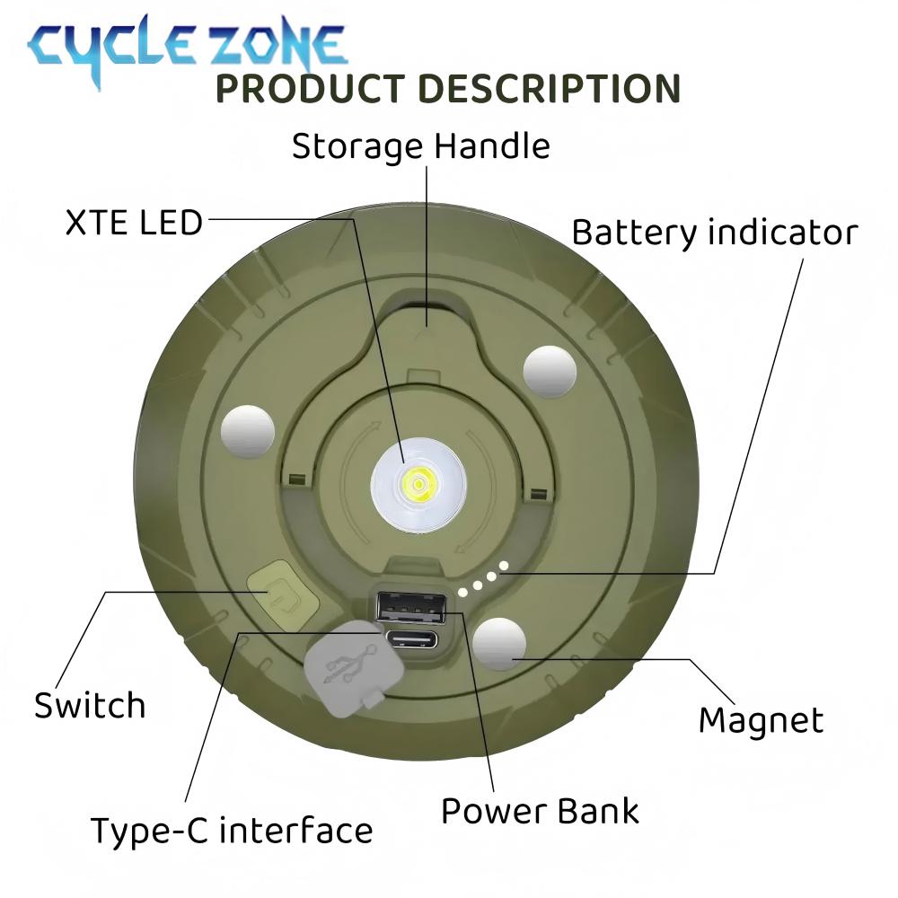 Lampe de Camping LED avec bobi - Outdoor Adventure Zone avis et prix