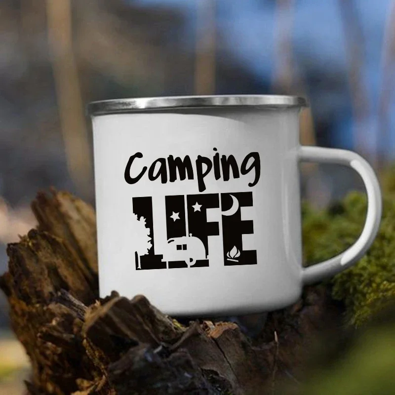 Tasse à café en émail Happy Ca - Outdoor Adventure Day avis et prix