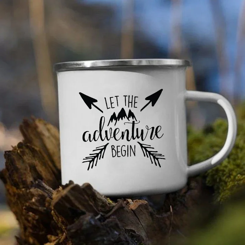 Tasse à café en émail Happy Ca - Outdoor Adventure Day avis et prix