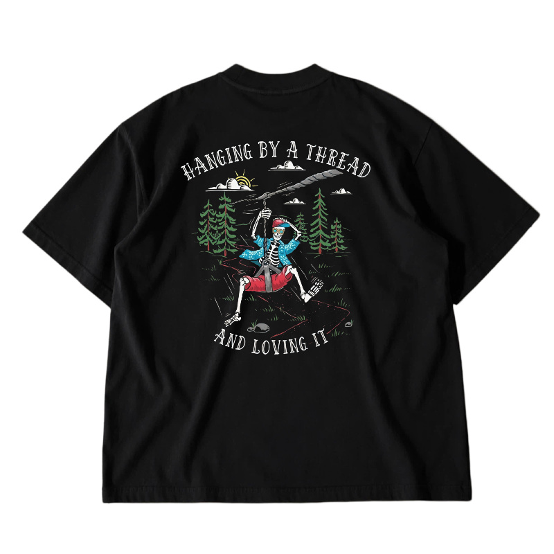 T-shirt graphique Salty Bones  - Outdoor Adventure Ziplines & Waterfall avis et prix