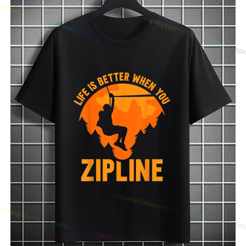 T-shirt graphique d'aventure d - Outdoor Adventure Ziplines & Waterfall avis et prix