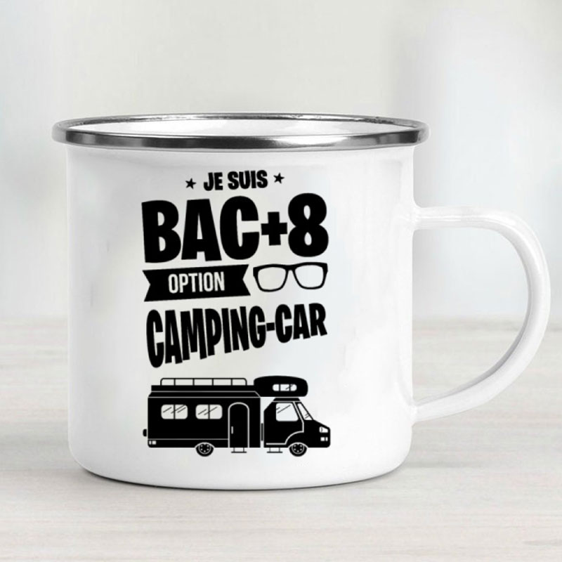 Mug en émail pour camping-car, - Outdoor Adventure And Travel avis et prix