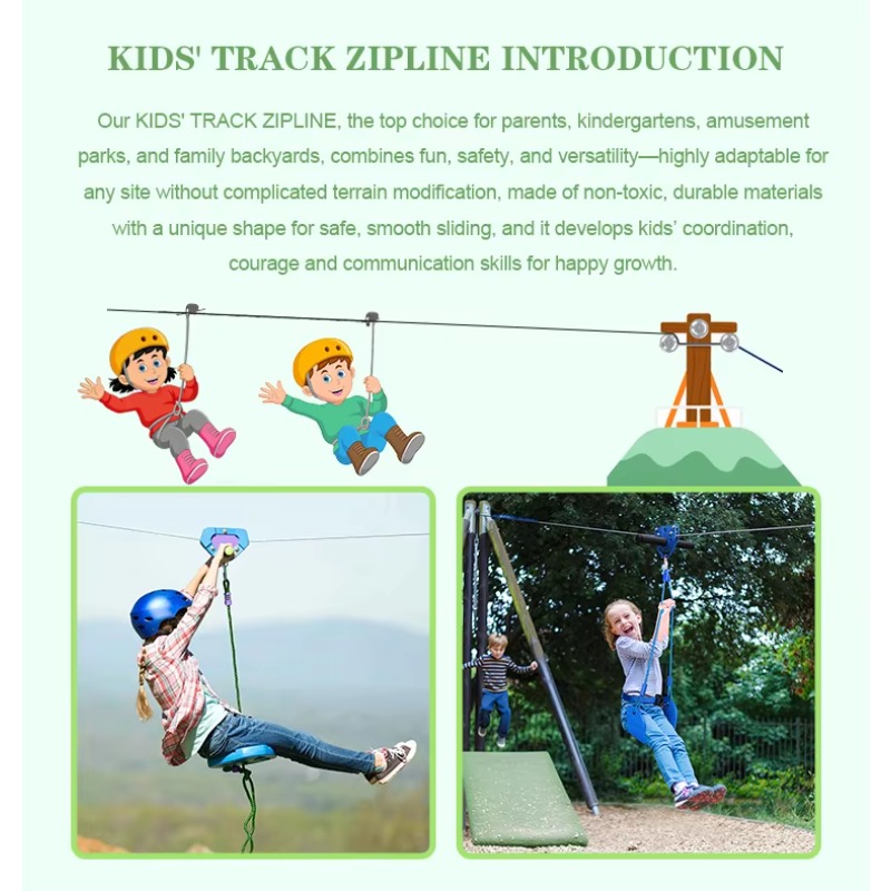 Ensemble de jeu de tyrolienne  - Outdoor Adventure Ziplines & Waterfall avis et prix